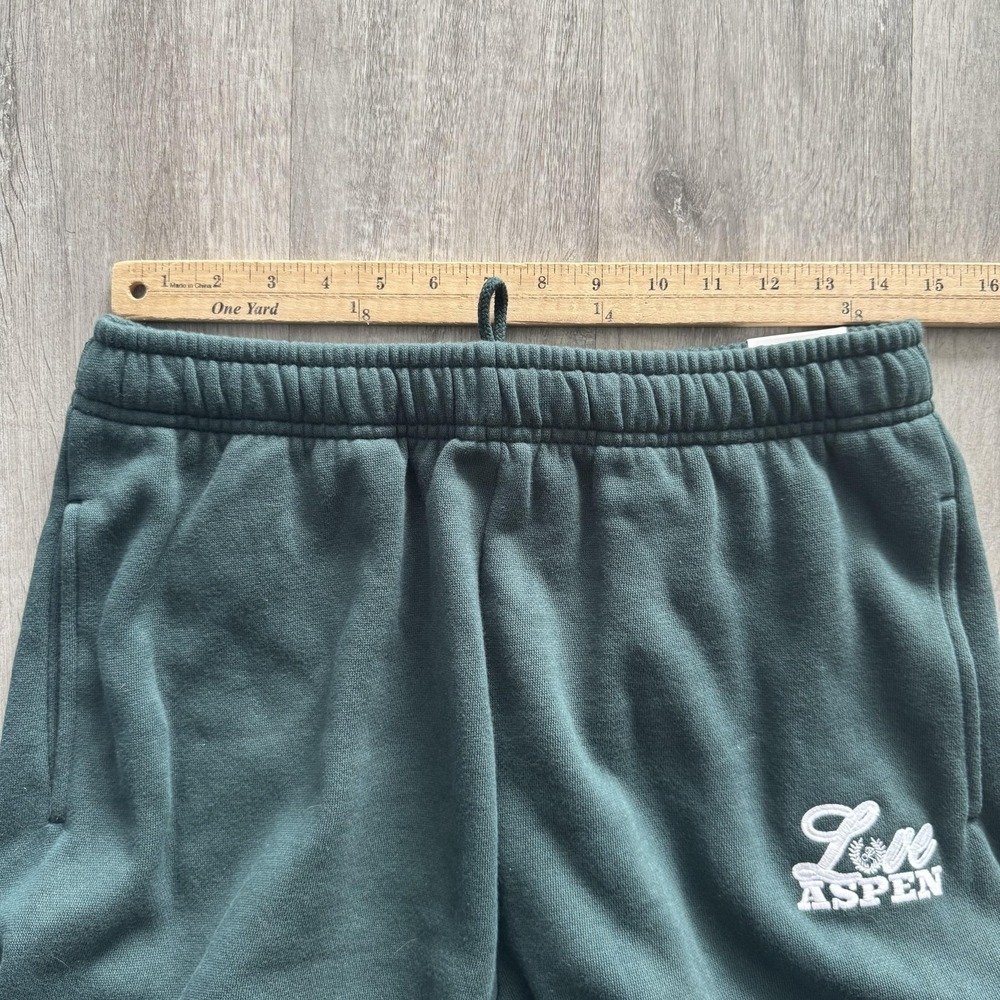 NWT PINK Victoria's Secret Ivy Fleece Sweatpants Womens Medium Love Aspen Jogger - Picture 9 of 10